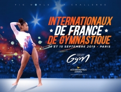 GYMNOVA, official supplier of the Internationaux de France in Paris