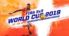 Les championnats du monde de basket 3x3 à Amsterdam
