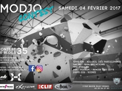 Bouldering contest at the Modjo climbing centre